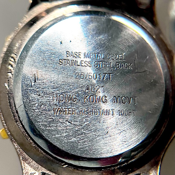 Armitron Ladies Silver Gold Tone Watch - AS IS - Picture 5 of 12